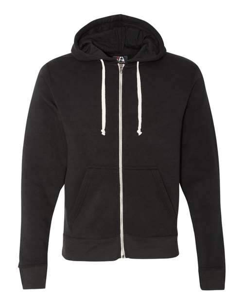 J. America Men's Triblend Full-Zip Hooded Sweatshirt thumbnail 3