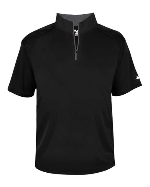 Badger Men's B-Core Short Sleeve Quarter-Zip thumbnail 2