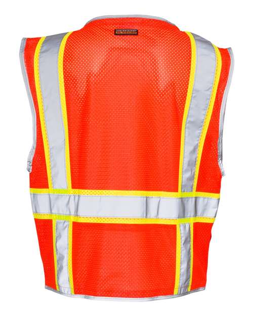 Kishigo Unisex Premium Brilliant Series® Heavy-Duty Class 2 Vest thumbnail 3