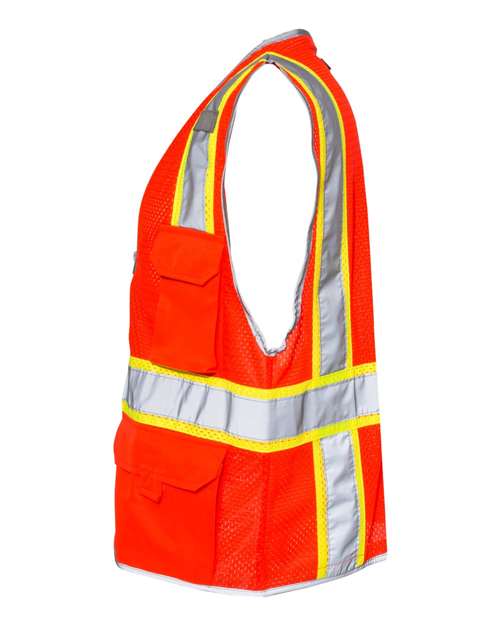 Kishigo Unisex Premium Brilliant Series® Heavy-Duty Class 2 Vest thumbnail 4