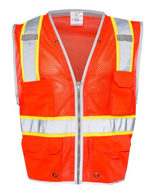 Kishigo Unisex Premium Brilliant Series® Heavy-Duty Class 2 Vest thumbnail 2