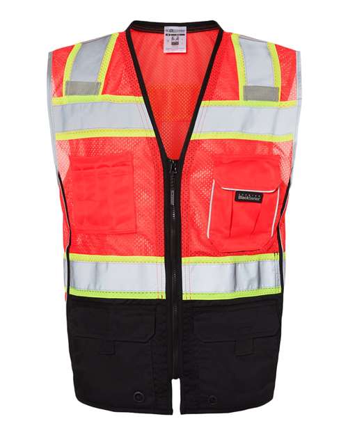 Kishigo Unisex Premium Black Series® Black Bottom Class 2 Vest thumbnail 2