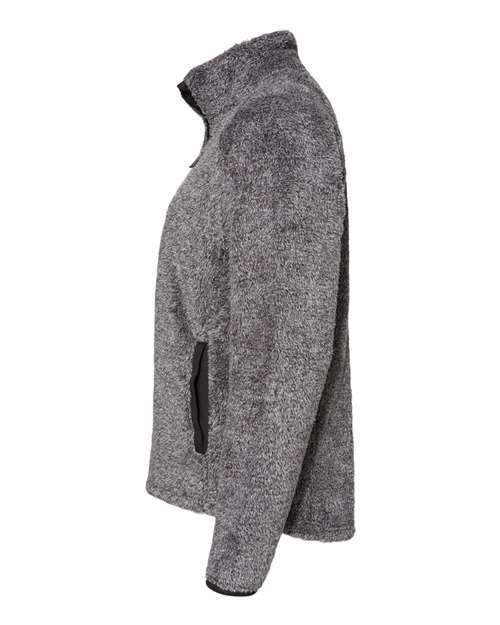 J. America Women's Boundary Shag Frosty Sherpa Full-Zip thumbnail 4