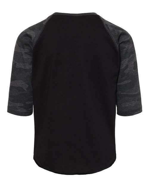 LAT Youth Baseball Fine Jersey Three-Quarter Sleeve Tee thumbnail 4
