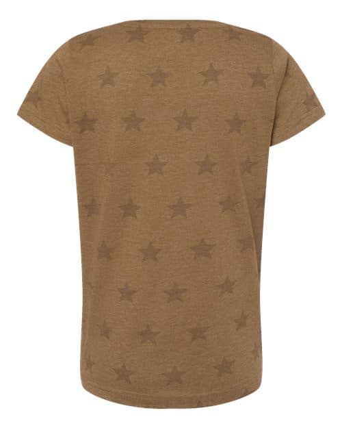 Code Five Women's Star Print Scoop Neck Tee thumbnail 3