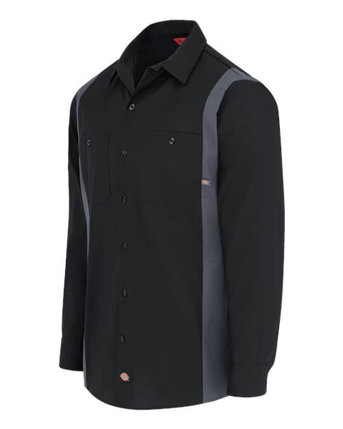 Dickies Men's Tall Industrial Colorblocked Long Sleeve Shirt thumbnail 4