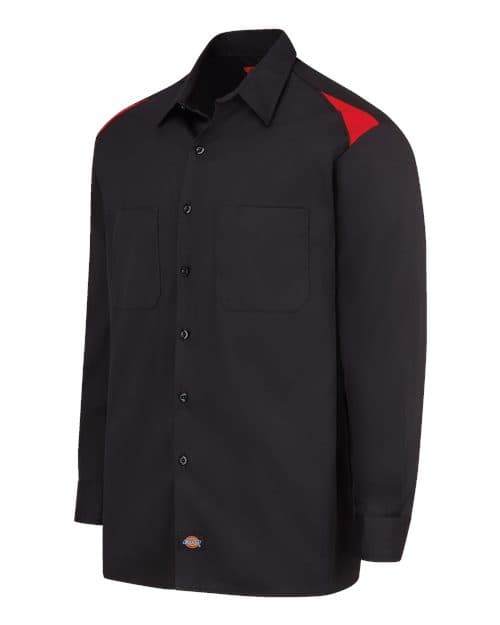 Dickies Men's Tall Long Sleeve Performance Team Shirt thumbnail 4