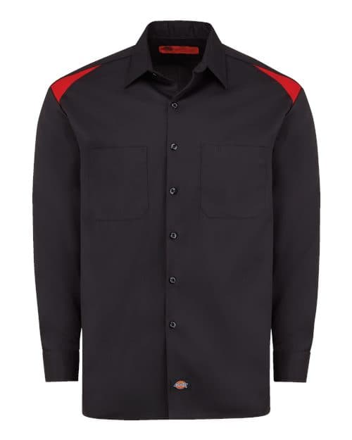 Dickies Men's Tall Long Sleeve Performance Team Shirt thumbnail 2