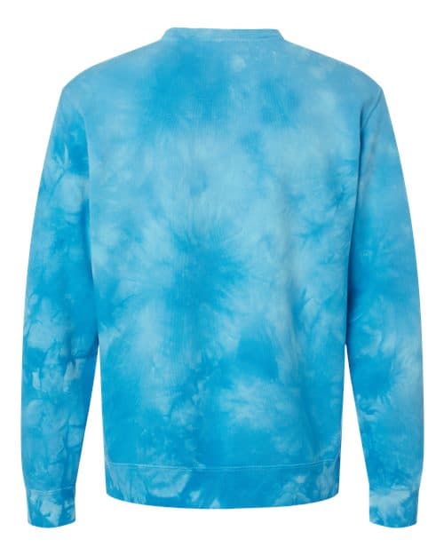 Independent Trading Co. Unisex Midweight Tie-Dyed Crewneck Sweatshirt thumbnail 4