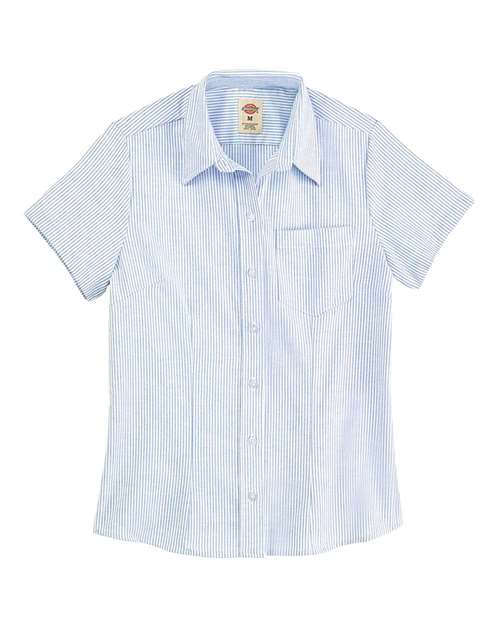 Dickies Women's Short Sleeve Stretch Oxford Shirt thumbnail 2