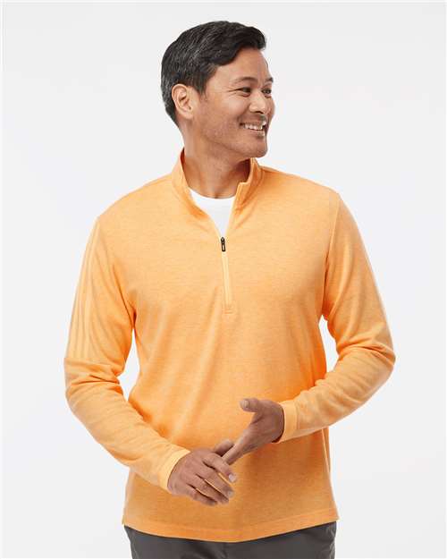 Adidas Men's 3-Stripes Quarter-Zip Sweater Pullover thumbnail 2
