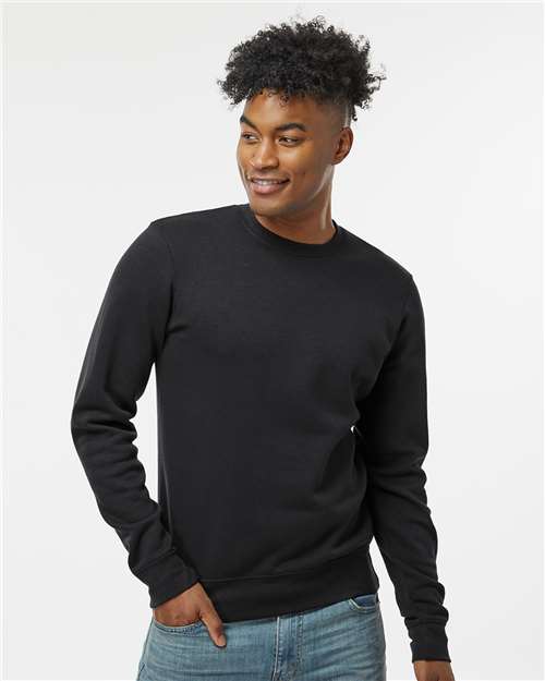 J. America Unisex BTB Fleece Crewneck Sweatshirt thumbnail 2