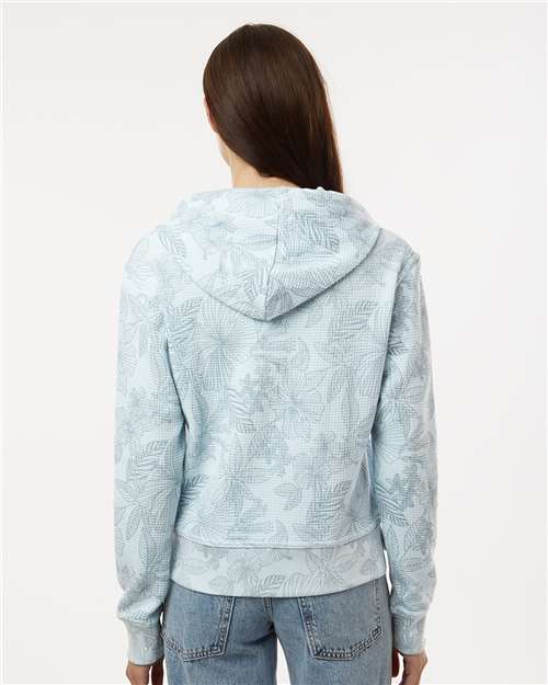 MV Sport Women's Maddie Floral Print Hooded Sweatshirt thumbnail 5