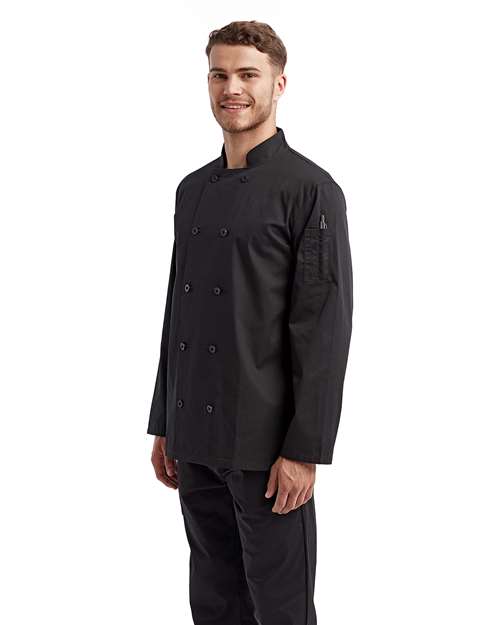 Artisan Collection by Reprime Unisex Recycled Chef Coat thumbnail 4