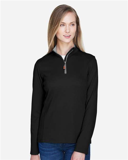Devon & Jones Women's DRYTEC20™ Performance Quarter-Zip Pullover thumbnail 2