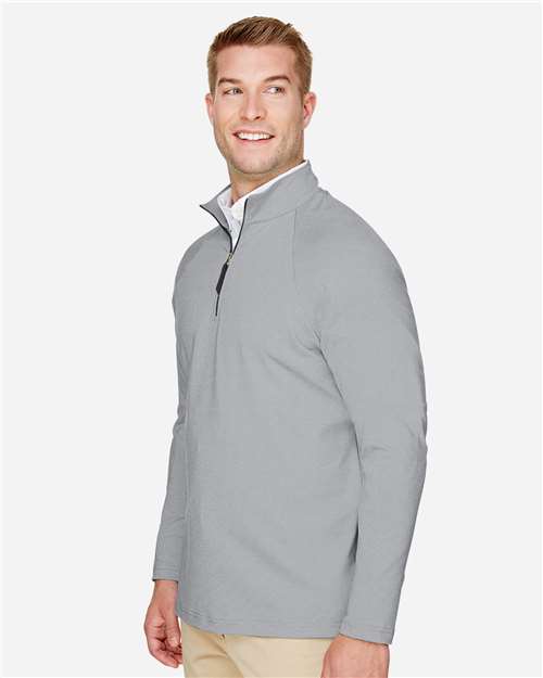 Devon & Jones Men's CrownLux Performance® Clubhouse Micro-Stripe Quarter-Zip Pullover thumbnail 6