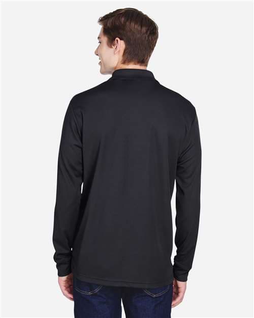 CORE365 Men's Pinnacle Performance Long Sleeve Piqué Polo with Pocket thumbnail 5