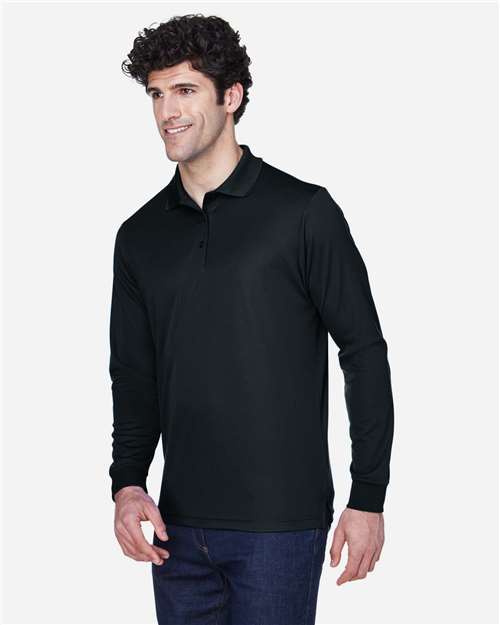 CORE365 Men's Pinnacle Performance Long Sleeve Piqué Polo thumbnail 6