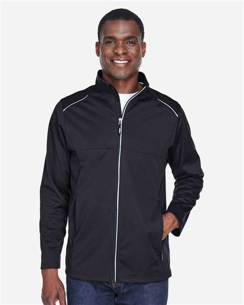 CORE365 Men's Techno Lite Three-Layer Knit Tech-Shell thumbnail 2
