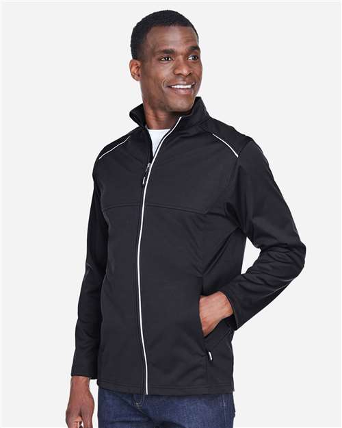 CORE365 Men's Techno Lite Three-Layer Knit Tech-Shell thumbnail 6