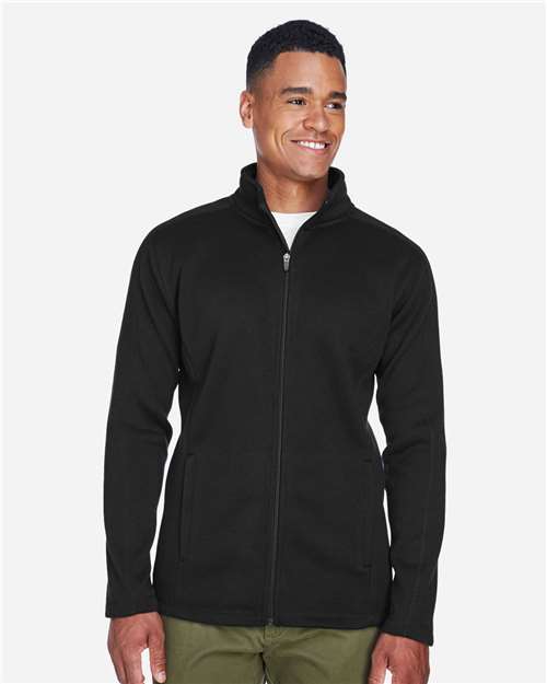 Devon & Jones Men's Bristol Full-Zip Sweater Fleece Jacket thumbnail 2