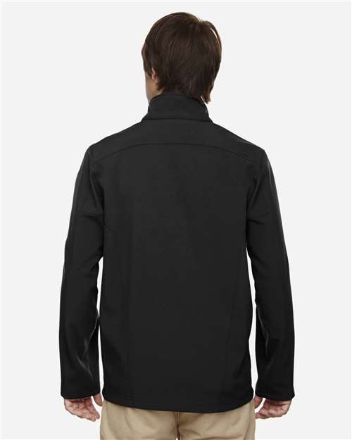 CORE365 Men's Tall Cruise Two-Layer Fleece Bonded Soft Shell Jacket thumbnail 4