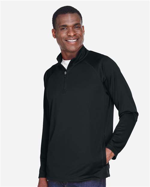 Devon & Jones Men's Stretch Tech-Shell® Compass Quarter-Zip Pullover thumbnail 6