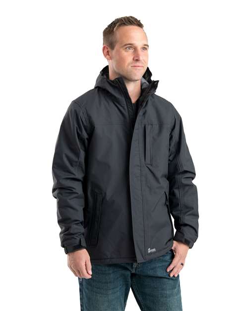 Berne Apparel Men's Coastline Waterproof Storm Jacket thumbnail 5