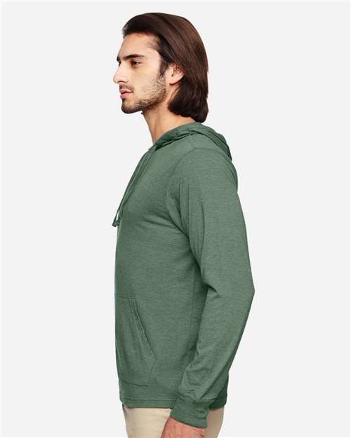econscious Unisex Eco Jersey Pullover Hooded Long Sleeve T-Shirt thumbnail 4