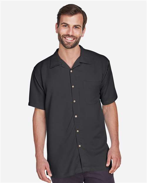 Harriton Men's Bahama Cord Camp Shirt thumbnail 2