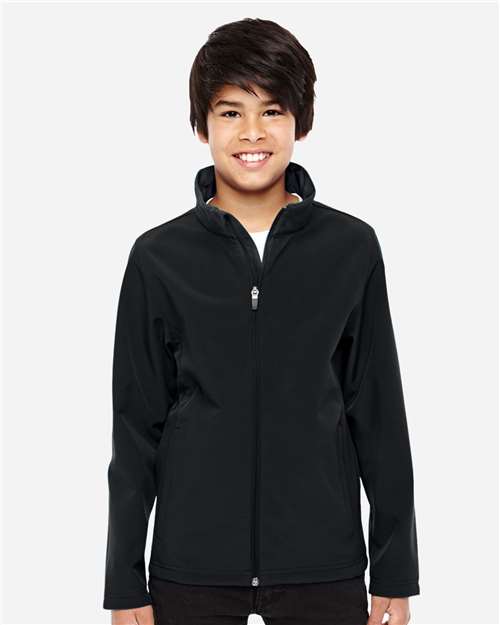 Team 365 Youth Leader Soft Shell Jacket thumbnail 2