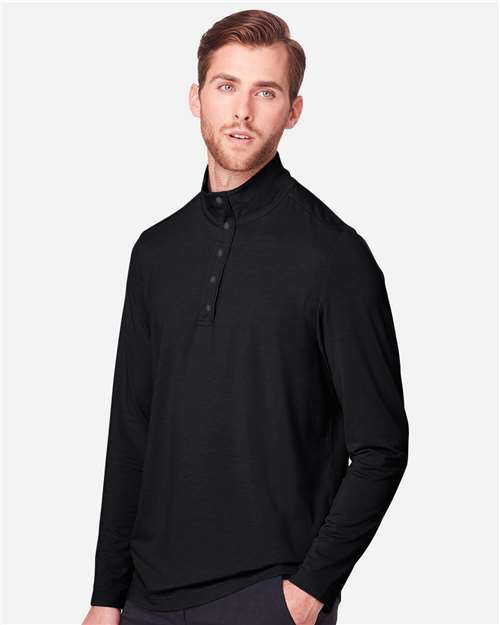 North End Men's JAQ Stretch Performance Snap-Neck Pullover thumbnail 6