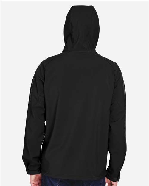 North End Men's Prospect Two-Layer Fleece Bonded Soft Shell Hooded Jacket thumbnail 5