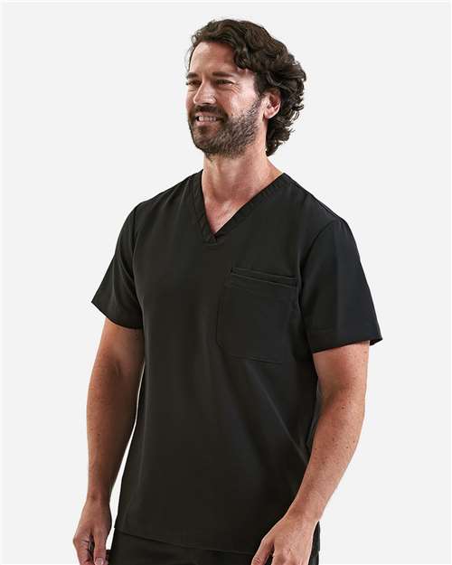 Onna Men's Limitless V-Neck Stretch Scrub Top thumbnail 5
