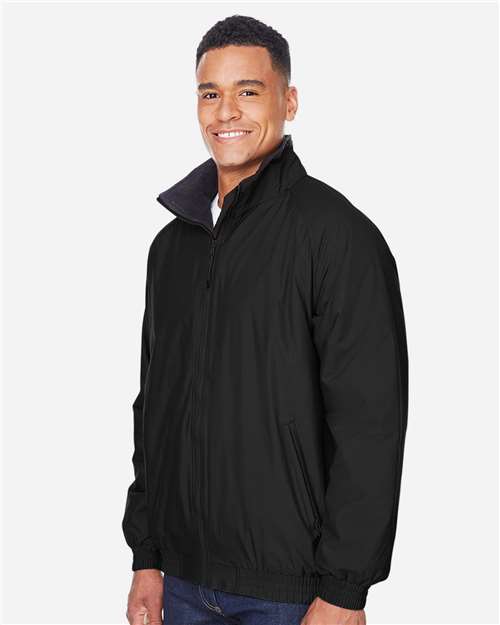 Harriton Unisex Fleece Lined Nylon Jacket thumbnail 6