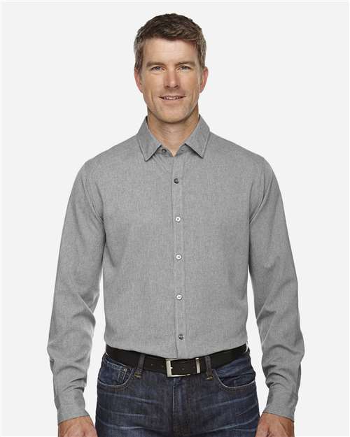 North End Men's Melange Performance Shirt thumbnail 2