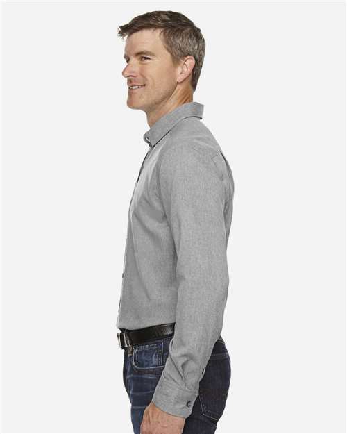 North End Men's Melange Performance Shirt thumbnail 4