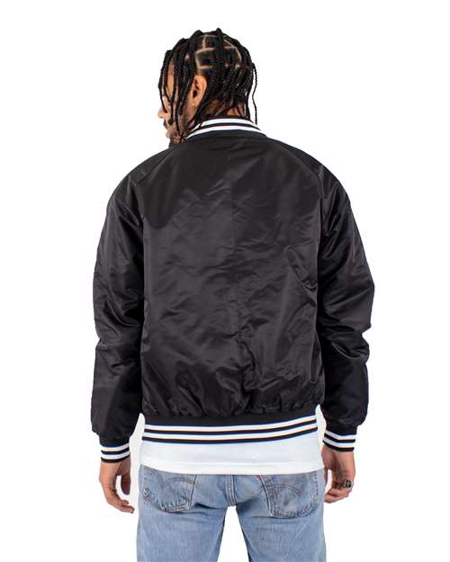 Shaka Wear Unisex Varsity Bomber Jacket thumbnail 3