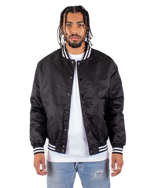 Shaka Wear Unisex Varsity Bomber Jacket thumbnail 2