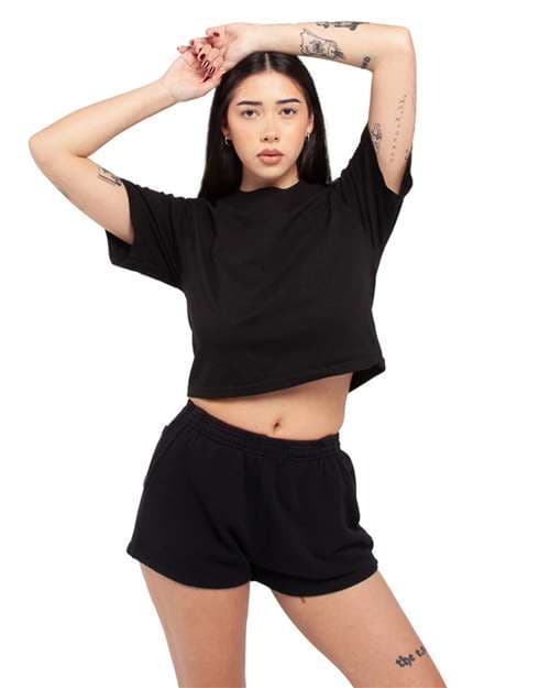 Shaka Wear Women's Garment-Dyed Cropped Tee thumbnail 4