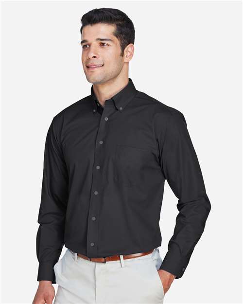 Devon & Jones Men's Crown Collection® Broadcloth Woven Dress Shirt thumbnail 6