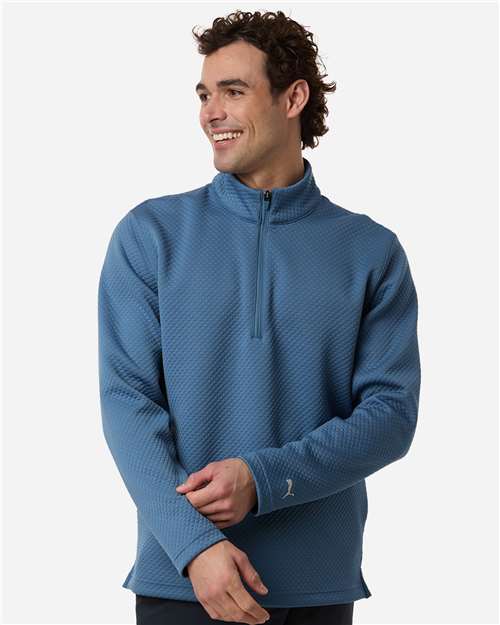 Puma Golf Men's Pebble Quarter-Zip Pullover thumbnail 2