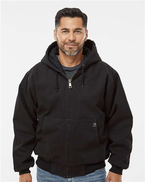 DRI DUCK Men's Cheyenne Boulder Cloth™ Hooded Jacket with Tricot Quilt Lining thumbnail 2