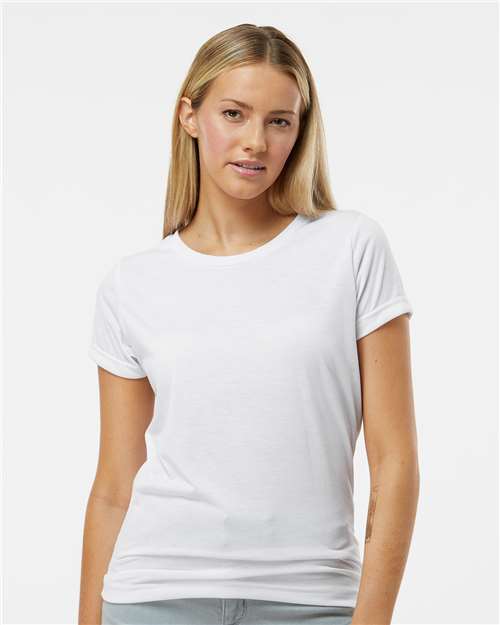 SubliVie Women's Polyester Sublimation Tee thumbnail 2