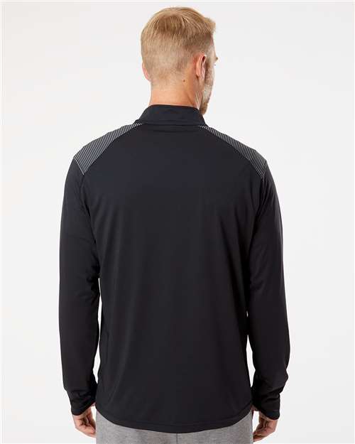 Adidas Men's Ultimate365 Lightweight Shoulder Stripe Quarter-Zip Pullover thumbnail 5