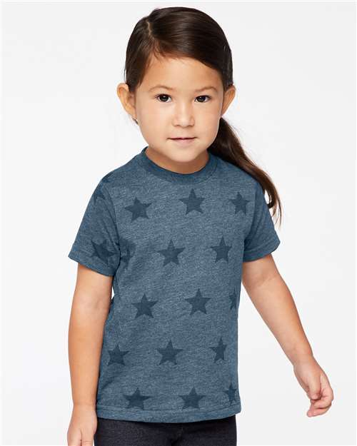 Code Five Toddler Star Print Tee thumbnail 2