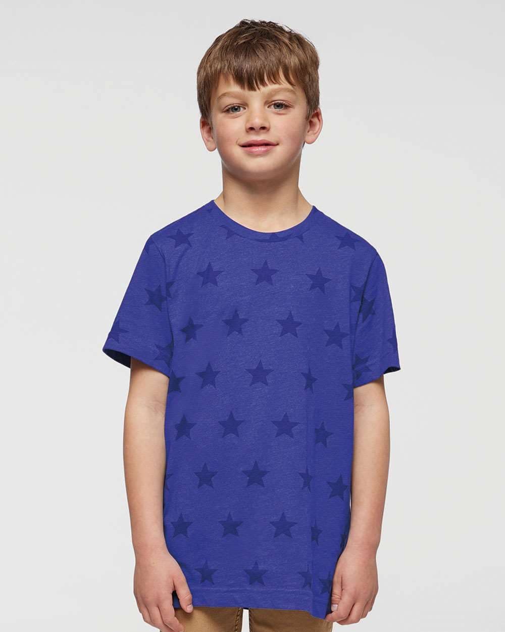 Code Five Youth Star Print Tee