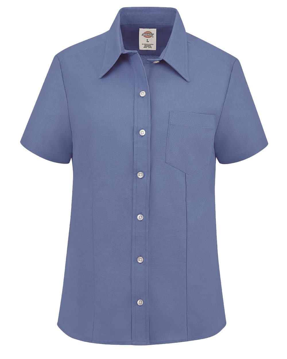 Dickies Women's Short Sleeve Stretch Oxford Shirt