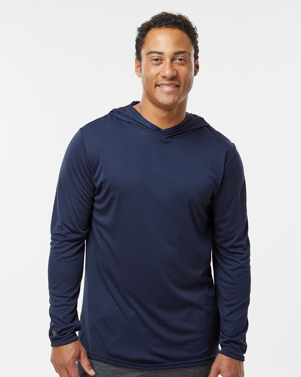 Holloway Men's Momentum Hooded Long Sleeve T-Shirt