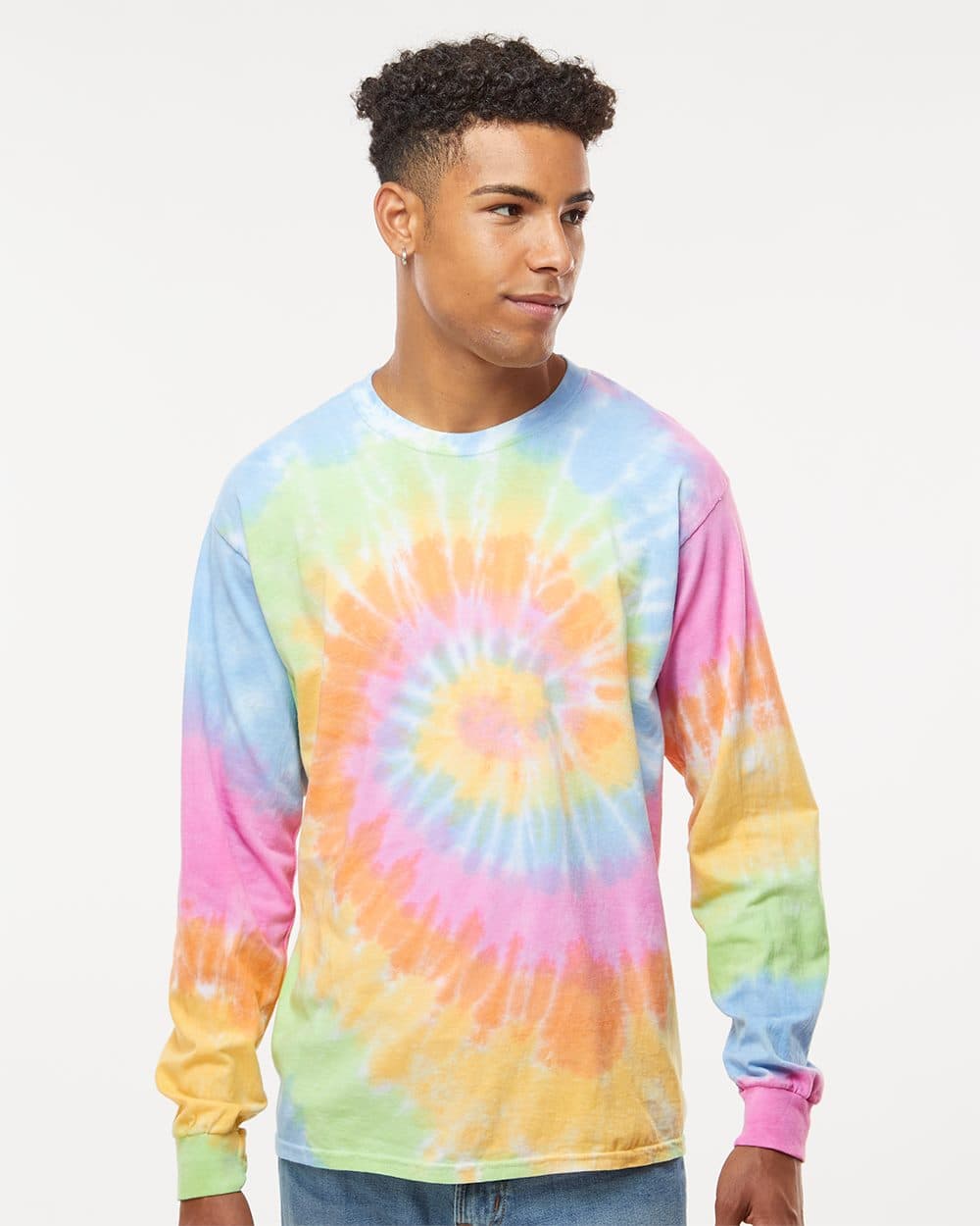 Colortone Unisex Tie-Dyed Long Sleeve T-Shirt